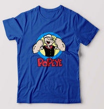 Load image into Gallery viewer, Popeye T-Shirt for Men-Royal Blue-Ektarfa.online
