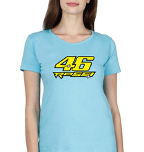 Load image into Gallery viewer, Valentino Rossi(VR 46) T-Shirt for Women-Light Blue-Ektarfa.online
