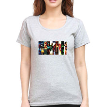 Load image into Gallery viewer, Superhero T-Shirt for Women-Grey Melange-Ektarfa.online
