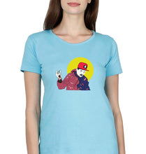 Load image into Gallery viewer, Divine T-Shirt for Women-Sky Blue-Ektarfa.online
