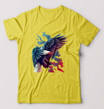 Load image into Gallery viewer, Eagle T-Shirt for Men-Yellow-Ektarfa.online
