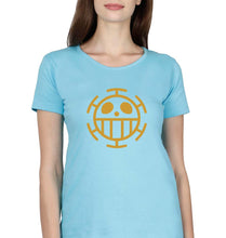 Load image into Gallery viewer, One Piece T-Shirt for Women-Light Blue-Ektarfa.online
