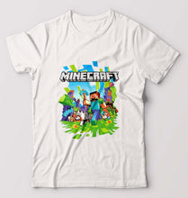 Load image into Gallery viewer, Minecraft T-Shirt for Men-White-Ektarfa.online
