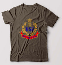 Load image into Gallery viewer, BSF Army T-Shirt for Men-Olive Green-Ektarfa.online
