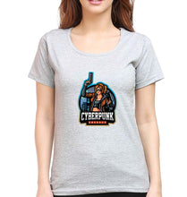 Load image into Gallery viewer, Cyberpunk T-Shirt for Women-Grey Melange-Ektarfa.online
