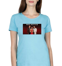 Load image into Gallery viewer, Red Notice T-Shirt for Women-Light Blue-Ektarfa.online
