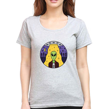 Load image into Gallery viewer, Alien T-Shirt for Women-Grey Melange-Ektarfa.online
