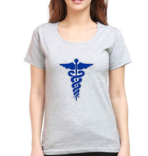 Load image into Gallery viewer, Doctor T-Shirt for Women-Grey Melange-Ektarfa.online
