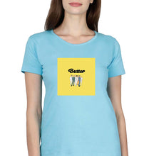 Load image into Gallery viewer, BTS Butter T-Shirt for Women-Light Blue-Ektarfa.online
