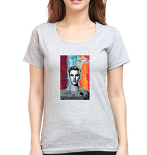 Load image into Gallery viewer, Justin Bieber T-Shirt for Women-Grey melange-Ektarfa.online
