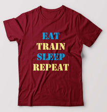 Load image into Gallery viewer, Gym T-Shirt for Men-Maroon-Ektarfa.online
