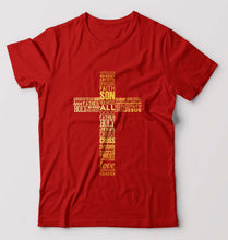 Load image into Gallery viewer, Christian T-Shirt for Men-Red-Ektarfa.online
