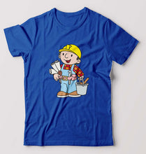 Load image into Gallery viewer, Bob the Builder T-Shirt for Men-Royal Blue-Ektarfa.online
