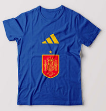 Load image into Gallery viewer, Spain Football T-Shirt for Men-Royal Blue-Ektarfa.online
