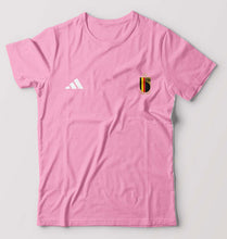 Load image into Gallery viewer, Belgium Football T-Shirt for Men-Light Baby Pink-Ektarfa.online
