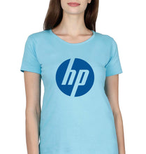 Load image into Gallery viewer, Hewlett-Packard(HP) T-Shirt for Women-Light Blue-Ektarfa.online
