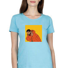 Load image into Gallery viewer, Drake T-Shirt for Women-Light Blue-Ektarfa.online
