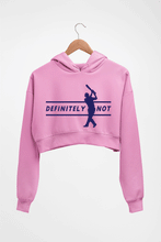 Load image into Gallery viewer, MS Dhoni Crop HOODIE FOR WOMEN
