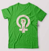 Load image into Gallery viewer, Feminist T-Shirt for Men-flag green-Ektarfa.online
