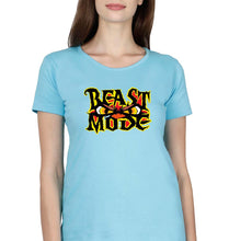 Load image into Gallery viewer, Gym Beast T-Shirt for Women-Light Blue-Ektarfa.online
