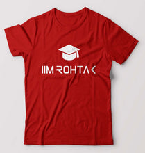Load image into Gallery viewer, IIM Rohtak T-Shirt for Men-Red-Ektarfa.online
