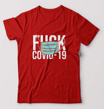 Load image into Gallery viewer, Fuck Covid T-Shirt for Men-Red-Ektarfa.online
