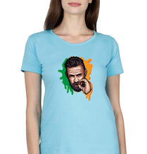 Load image into Gallery viewer, Conor McGregor T-Shirt for Women-Light Blue-Ektarfa.online
