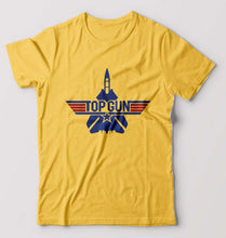 Load image into Gallery viewer, Top Gun T-Shirt for Men-Golden Yellow-Ektarfa.online
