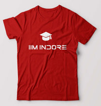 Load image into Gallery viewer, IIM I Indore T-Shirt for Men-Red-Ektarfa.online
