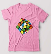 Load image into Gallery viewer, Rubik&#39;s Cube T-Shirt for Men-Light Baby Pink-Ektarfa.online
