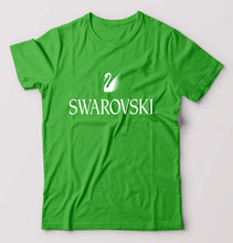 Load image into Gallery viewer, Swarovski T-Shirt for Men-S(38 Inches)-flag green-Ektarfa.online
