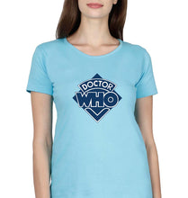 Load image into Gallery viewer, Doctor Who T-Shirt for Women-Light Blue-Ektarfa.online
