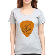 Load image into Gallery viewer, Guitar T-Shirt for Women-Grey Melange-Ektarfa.online
