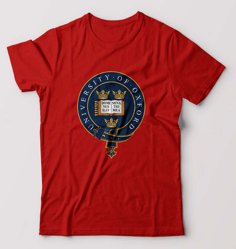 University of Oxford T-Shirt for Men-Red-Ektarfa.online