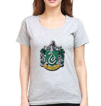 Load image into Gallery viewer, Slytherin Harry Potter T-Shirt for Women-Grey Melange-Ektarfa.online
