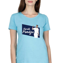 Load image into Gallery viewer, Hardik Pandya T-Shirt for Women-Sky Blue-Ektarfa.online
