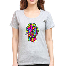 Load image into Gallery viewer, Asap Rocky T-Shirt for Women-Grey Melange-Ektarfa.online
