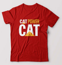 Load image into Gallery viewer, Cat Power T-Shirt for Men-Red-Ektarfa.online
