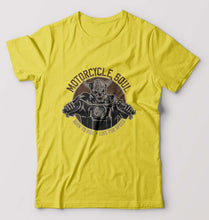 Load image into Gallery viewer, Motercycle Born To Ride T-Shirt for Men-Yellow-Ektarfa.online
