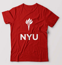 Load image into Gallery viewer, New York University T-Shirt for Men-Red-Ektarfa.online
