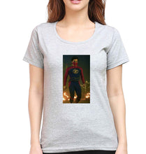 Load image into Gallery viewer, Minnal Murali T-Shirt for Women-Grey Melange-Ektarfa.online
