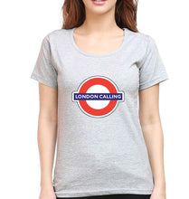 Load image into Gallery viewer, London Calling T-Shirt for Women-Grey Melange-Ektarfa.online
