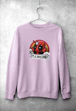 Load image into Gallery viewer, Deadpool Unicorn Unisex Sweatshirt for Men/Women-Light Pink-Ektarfa.online
