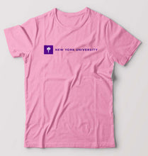 Load image into Gallery viewer, New York University T-Shirt for Men-Light Baby Pink-Ektarfa.online
