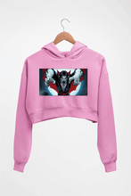 Load image into Gallery viewer, Morbius Crop HOODIE FOR WOMEN-Light Baby Pink-Ektarfa.online
