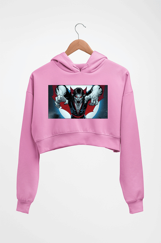 Morbius Crop HOODIE FOR WOMEN-Light Baby Pink-Ektarfa.online