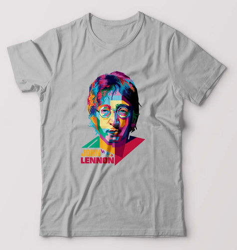 John Lennon T-Shirt for Men-Grey Malenge-Ektarfa.online