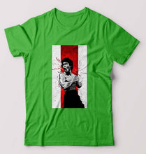 Load image into Gallery viewer, Bruce Lee T-Shirt for Men-flag green-Ektarfa.online
