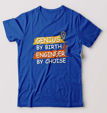 Load image into Gallery viewer, Genius Engineer T-Shirt for Men-Royal Blue-Ektarfa.online
