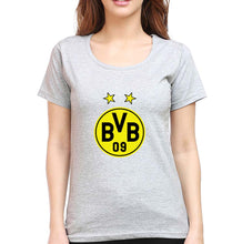 Load image into Gallery viewer, Borussia Dortmund T-Shirt for Women-Grey Melange-Ektarfa.online
